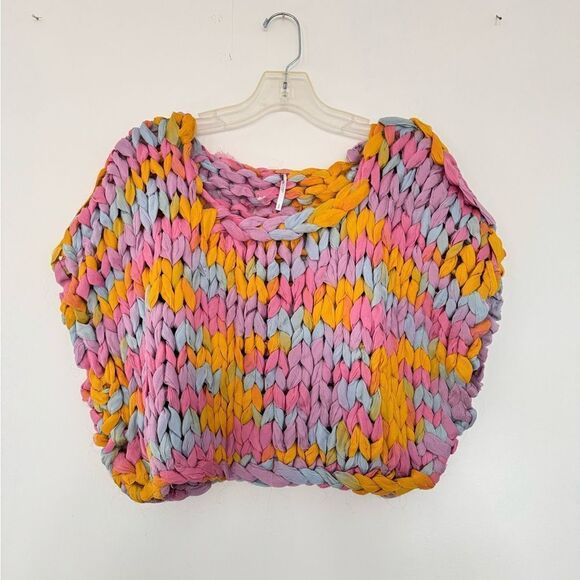 NWOT Free People Cosmic Colors Sweater Vest xs - Picture 4 of 6